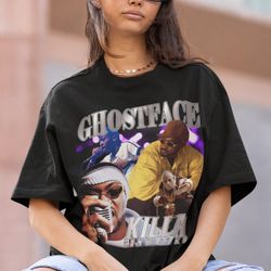 ghostface killah hiphop tshirt, ghostface killah sweatshirt,