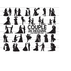 couple svg/ lovers svg/ clipart/ cut files/ cricut/ silhouette/ vector