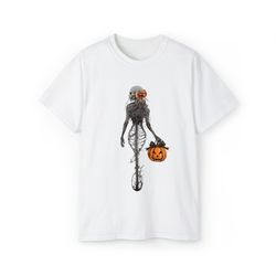 Skeleton Mermaid Shirt, Skeleton Shirt, Mermaid Halloween Shirt