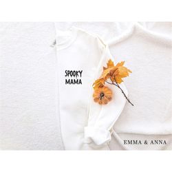 spooky mama sweatshirt, halloween crewneck sweatshirt, halloween sweater, halloween shirt for mom, spooky mom shirt, spo