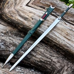 lord of the ring strider swords carried by strider the ranger green edition