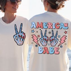 american babe svg png, 4th of july png, retro png, retro smiley face png, usa png, american png, fourth of july shirt de