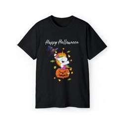 happy halloween shirt, halloween unicorn shirt, cute unicorn shirt