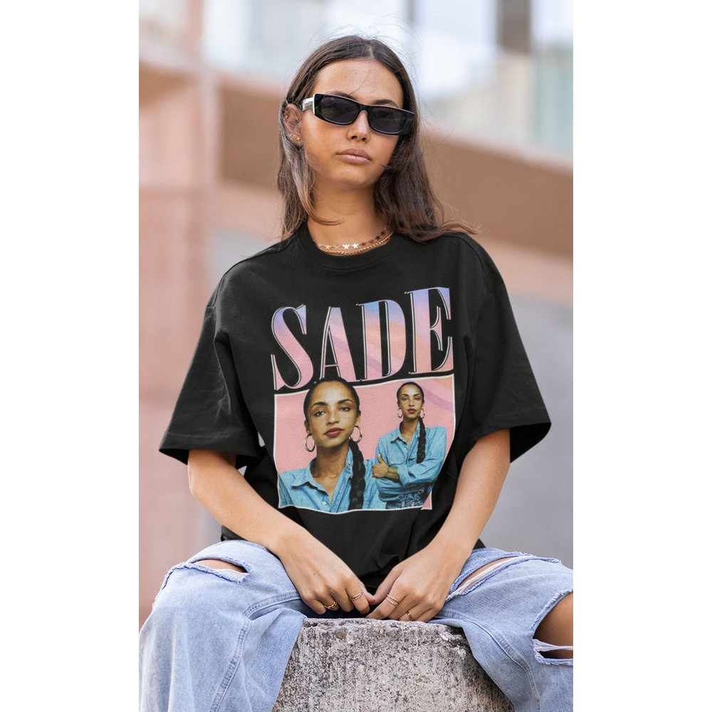 SADE HIPHOP TShirt Sade Sweatshirt Vintage Sade Hip hop RnB Rapper Soul Sade American Rapper T-Shirt Tshirt - 1.jpg