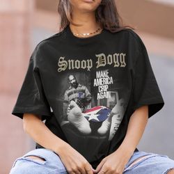 snoop dogg hiphop tshirt, snoop dogg trump sweatshirt vintage