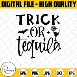 trick or tequila svg ,halloween shirt svg ,funny halloween quote svg ,tequila lover svg cut file,  ,bats svg ,tequila