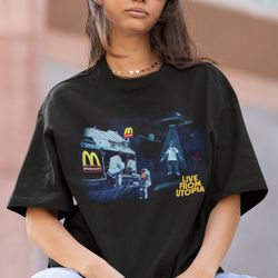 travis scott hiphop tshirt, travis scott mcd live from utopia