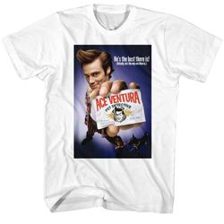ace ventura movie poster white adult t-shirt