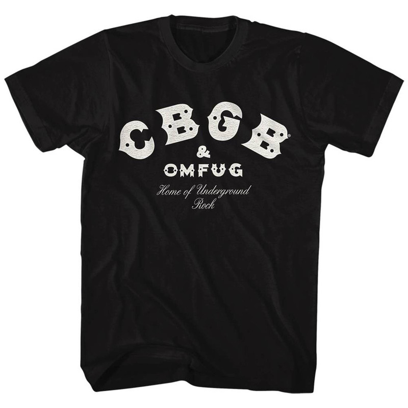 CBGB Classic Logo Black Adult T-Shirt - 1.jpg
