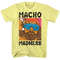 Macho Man Wild Life Yellow Heather Adult T-Shirt - 1.jpg
