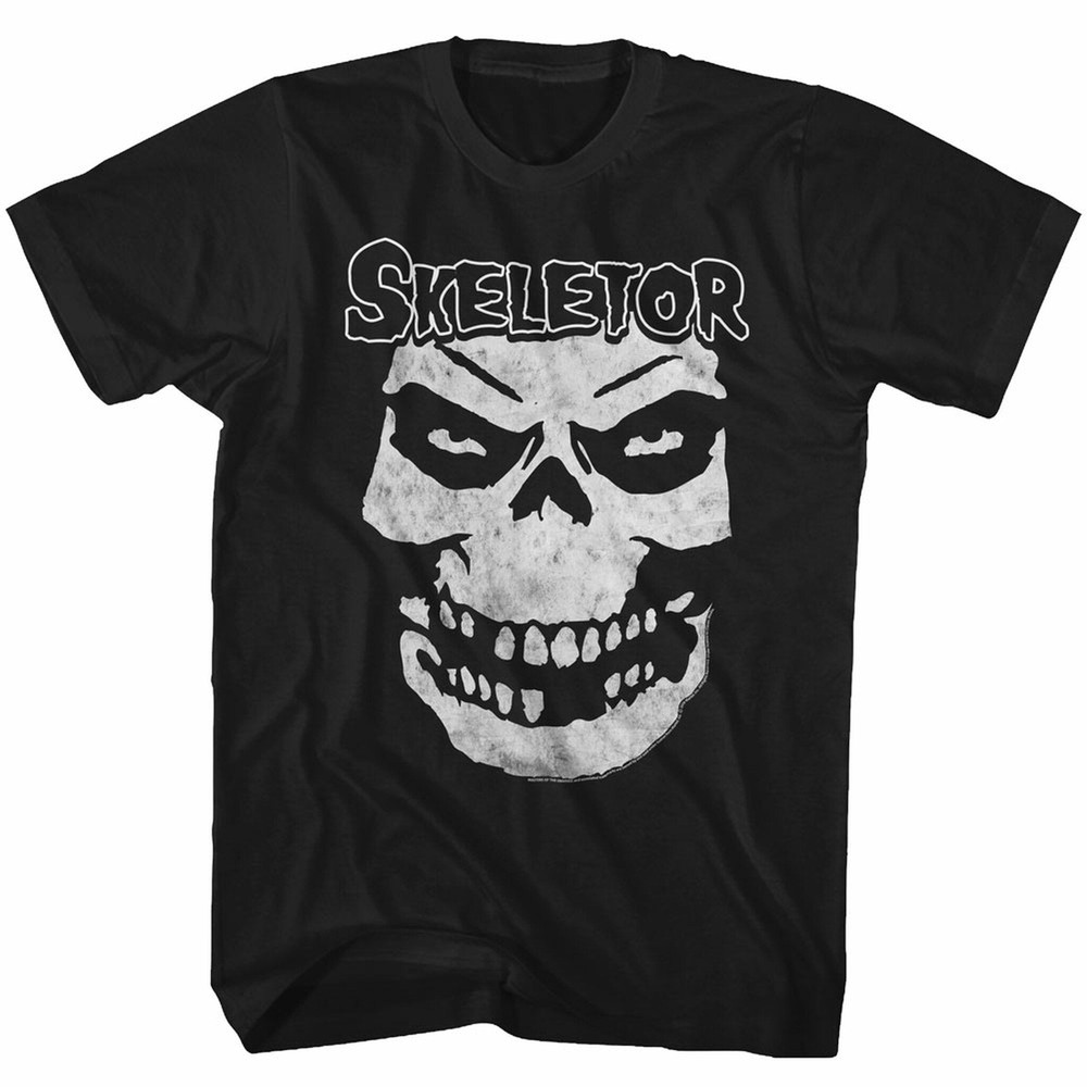 Masters Of The Universe Skeletor Face Black T-Shirt - 1.jpg