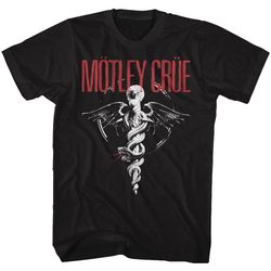 motley crue classic dr. feelgood black adult t-shirt