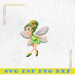 tinger bell svg, cartoon svg, girl svg