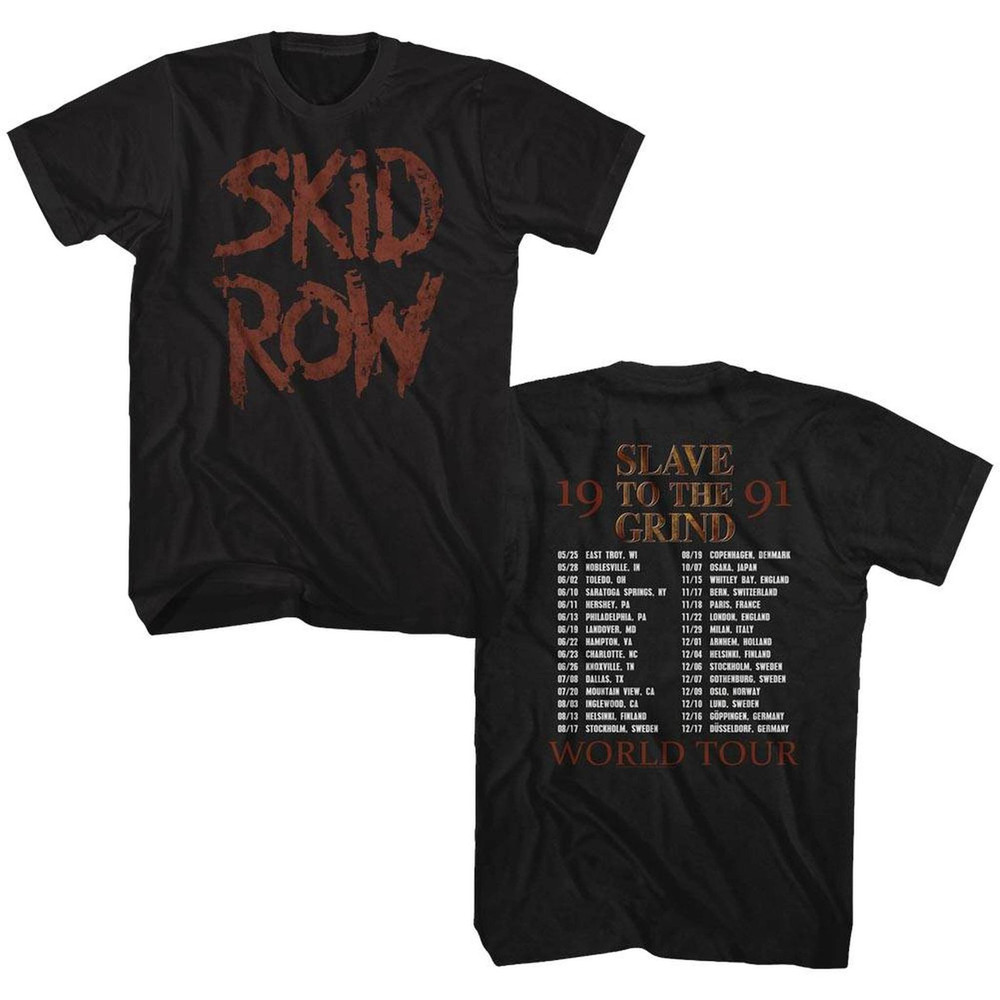 Skid Row Sttg 91 Black Adult T-Shirt - 1.jpg
