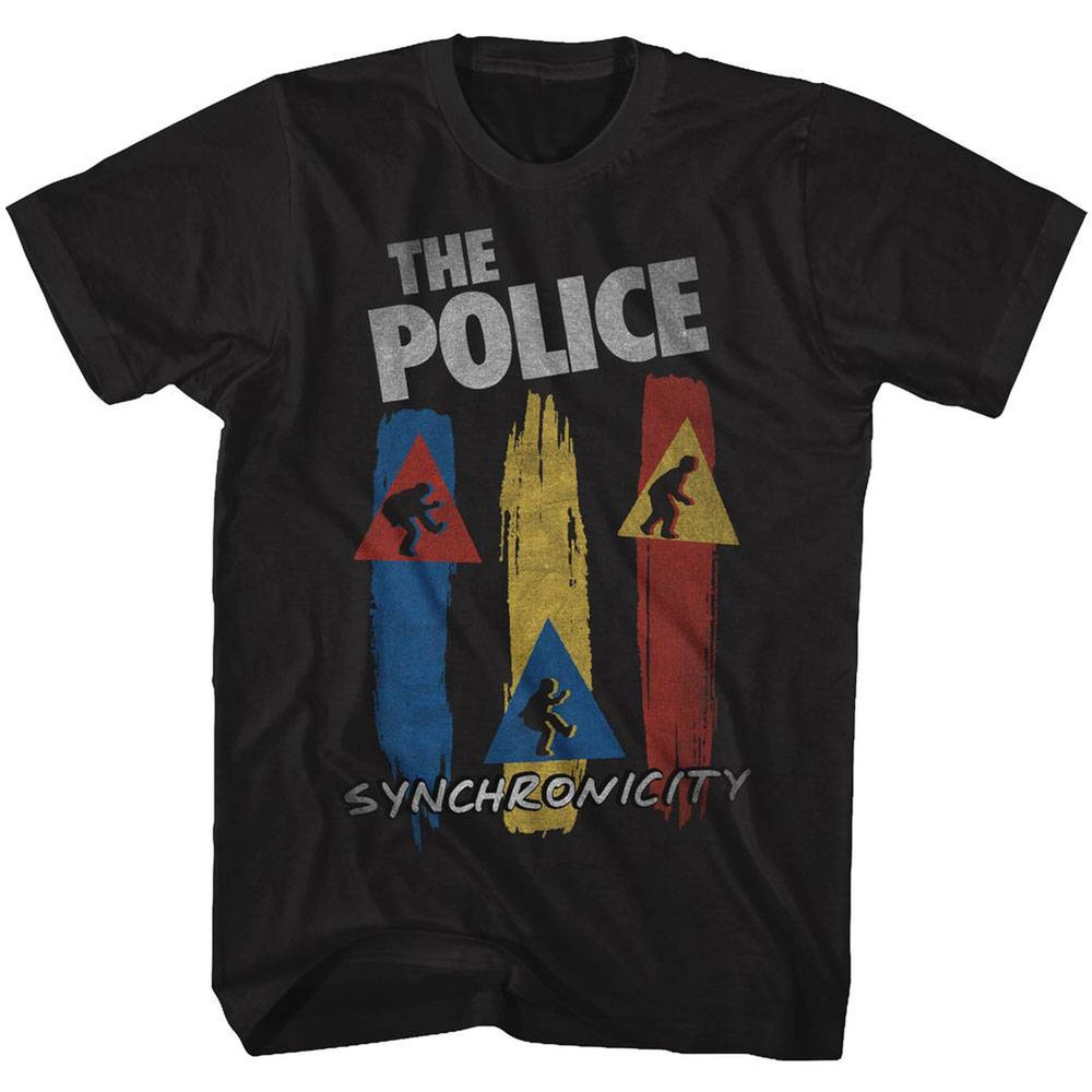 The Police Synchronicity Black Adult T-Shirt - 1.jpg