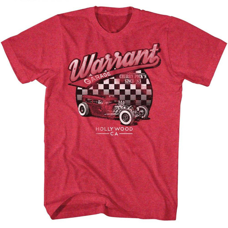 Warrant Garage Cherry Heather Adult T-Shirt - 1.jpg