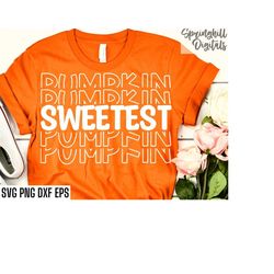Sweetest Pumpkin Svg | Kids Halloween Shirt | Baby Punkin Onesie | Toddler Halloween Tshirt | Halloween Cut Files | Spoo