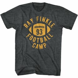 ace ventura finklefootball black heather adult t-shirt