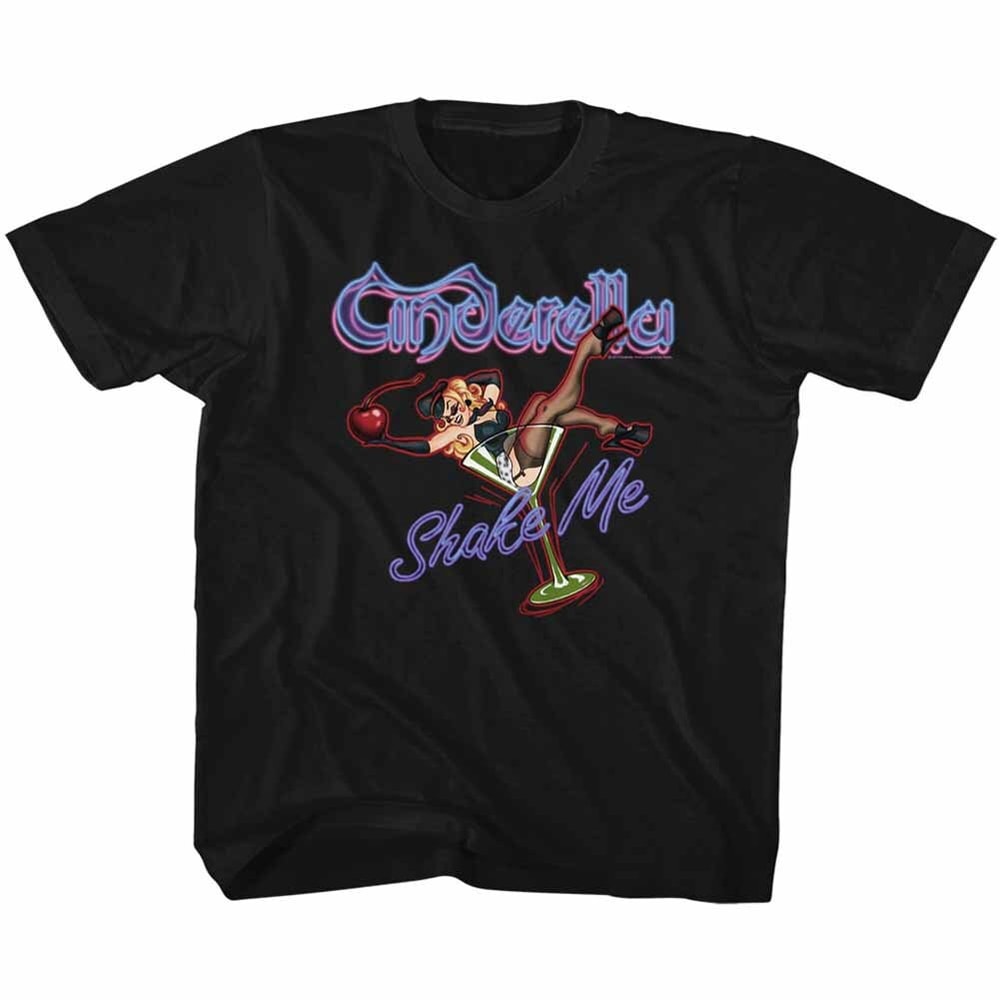 Cinderella Shake Me Black Children's T-Shirt - 1.jpg