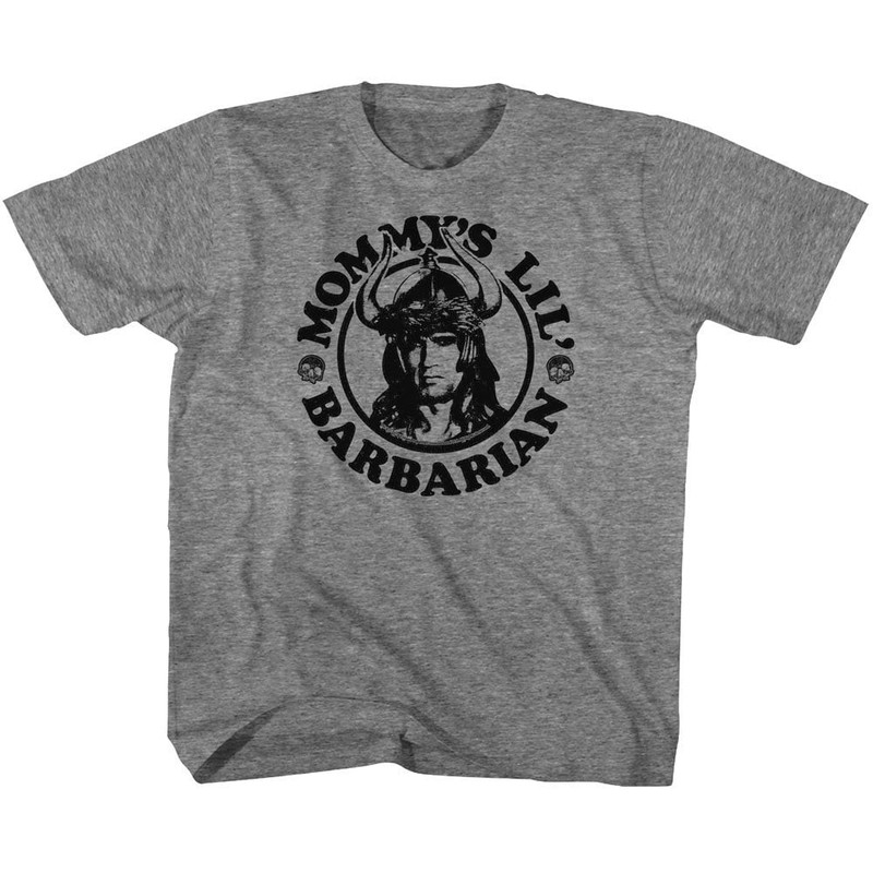 Conan The Barbarian Mommy's Barbarian Graphite Heather Youth T-Shirt - 1.jpg