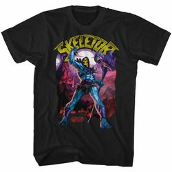masters of the universe skeletor black t-shirt