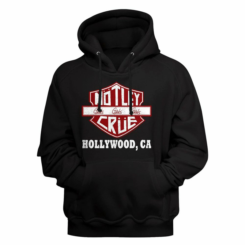 Motley Crue Crue Sign Black Adult Pullover Hoodie Sweatshirt - 1.jpg