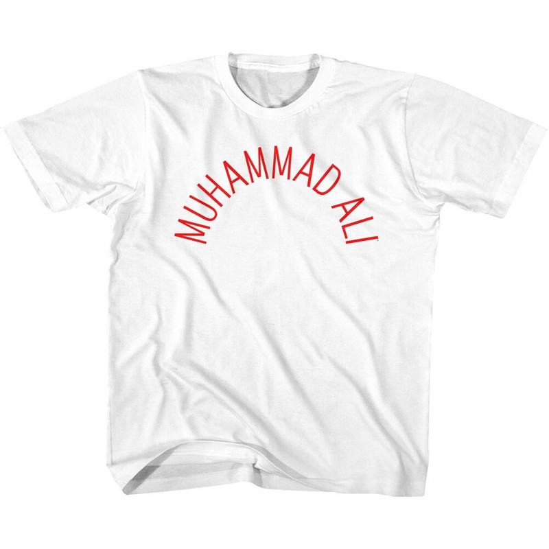 Muhammad Ali Arch Text White Youth T-Shirt - 1.jpg