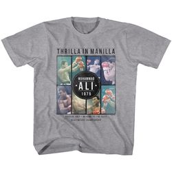 muhammad ali collage gray heather toddler t-shirt