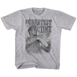 muhammad ali training stance gray heather toddler t-shirt