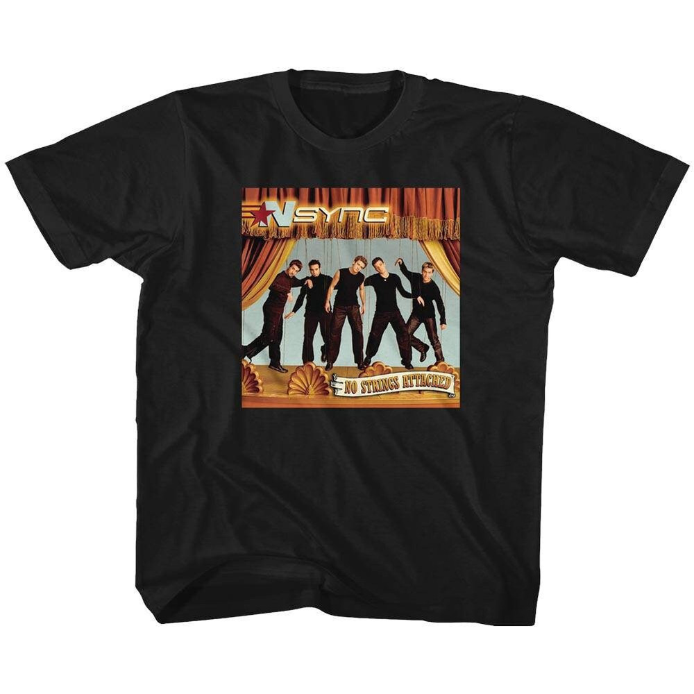 NSYNC No Strings Attached Black Toddler T-Shirt - 1.jpg