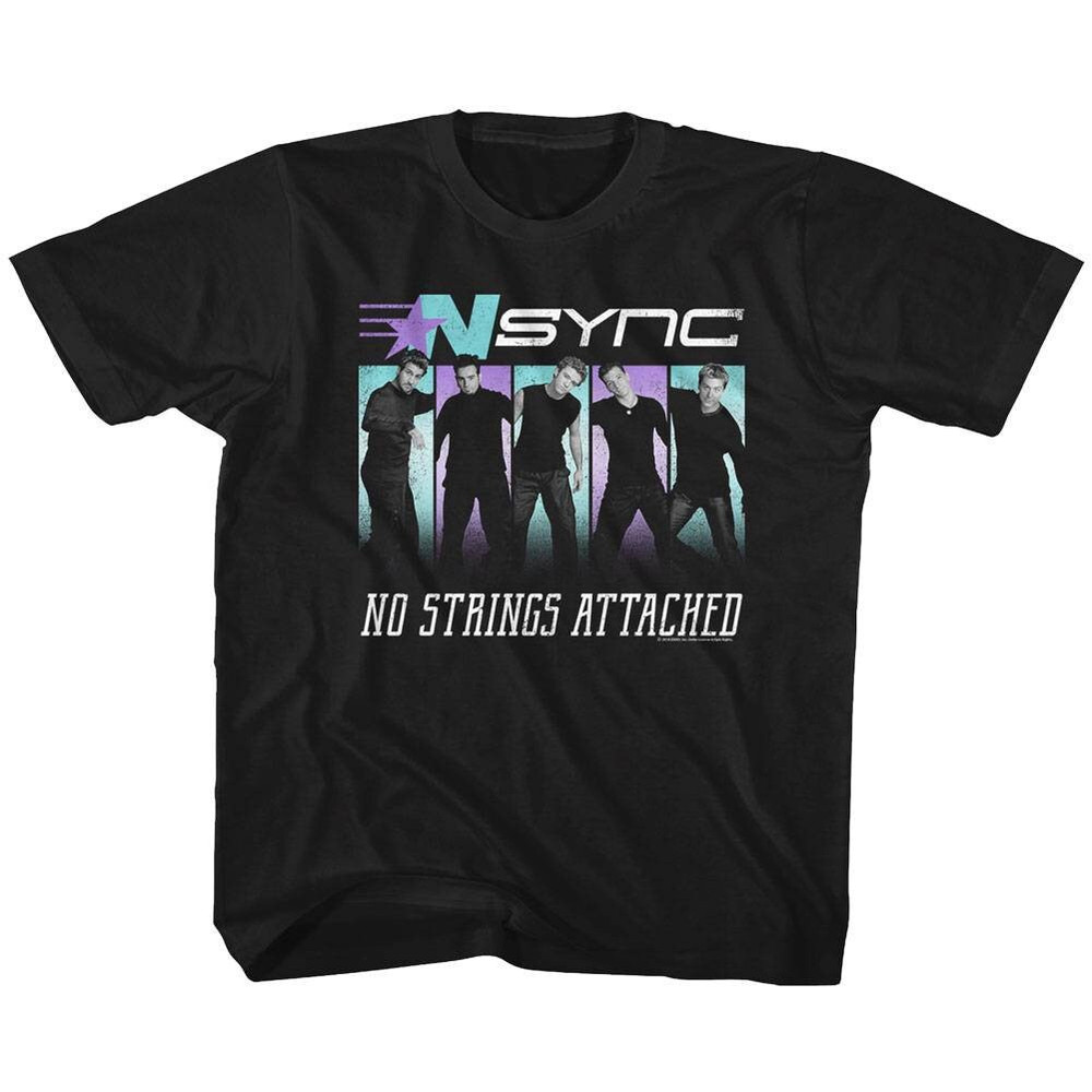 NSYNC No Strings Black Youth T-Shirt - 1.jpg