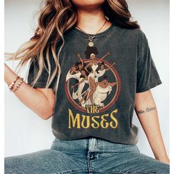 vintage 90s disney hercules the muses comfort colorsshirt, the muses hercules shirt, disney hercules 1997 shirt, disneyl