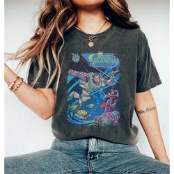 vintage toy story buzz lightyear comfort colors shirt, disney shirt, toy story shirt, disneyland shirts, disney pixar sh