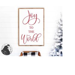joy to the world svg, christmas sign svg, christmas music svg, holiday cut file, diy christmas, cricut files, silhouette