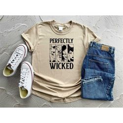 perfectly wicked disney halloween shirt, disney trip shirt, halloween outfit, disney family shirt, halloween outfit, fun