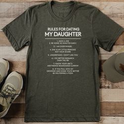 rules for dating my daughter tee