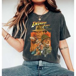 vintage 90s indiana jones adventure disneyland 1995 comfort colors, indiana jones shirt, vintage disney movie shirt, dis