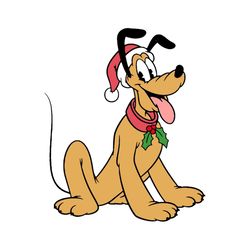 christmas cute pluto svg, disney svg, christmas svg, mickey svg, mickey mouse svg, pluto svg, cute pluto svg, christmas