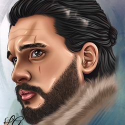 digital art john snow format ipeg png
