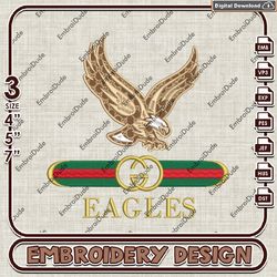 NCAA Boston College Eagles Gucci Embroidery Design, NCAA Teams Embroidery Files, NCAA Boston College Machine Embroidery