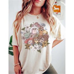 vintage toy story characters floral comfort colors shirt, disney shirt, toy story shirt, disneyland shirt, disney pixar
