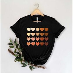 juneteenth hearts shirt, black lives matter shirt, black queen shirt, melanin shirt, freedom shirt, civil rights shirt,