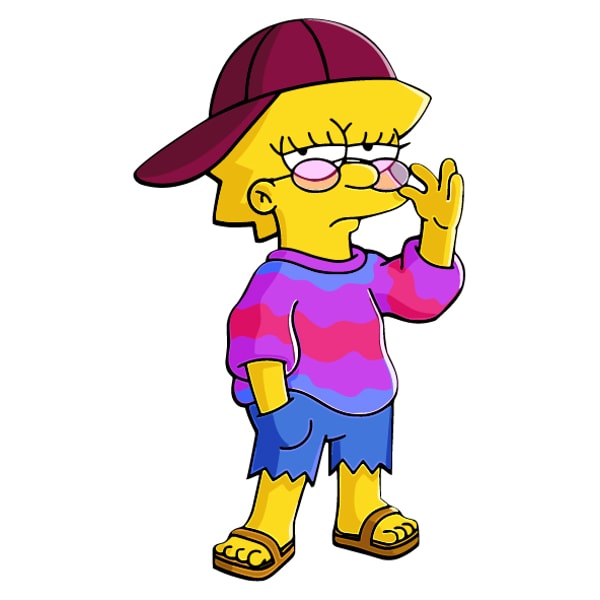 The Simpsons. Lisa Simpson. SVG, PNG, JPG files. Digital dow - Inspire ...