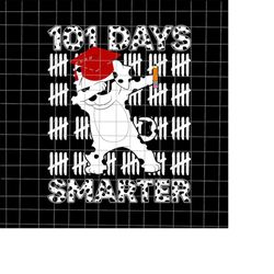 101 days of school dalmatian dog svg, dalmatian 100th day of school svg, 100 days smarter svg, dalmatian dog svg, teache