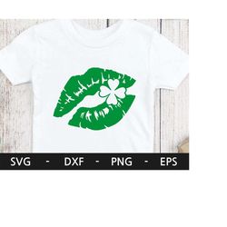 st patrick's clover lip svg, lucky,  happy st patrick's day svg,st patrick's svg, svg cutting file, saint patricks day,