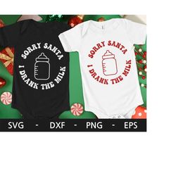 Sorry Santa svg, Baby Christmas Shirts svg, Merry Christmas shirt svg, Funny Christmas svg, Retro svg, dxf, png, eps, sv