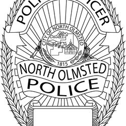 north olmsted ohio police department badge vector svg dxf eps png jpg file