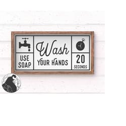 wash your hands svg, use soap svg, bathroom sign svg, , farmhouse svg, digital download, cricut, silhouette, dxf