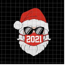 santa in sunglasses wearing mask svg, funny christmas 2021, santa wearing mask svg, santa claus mask svg, santa claus 20