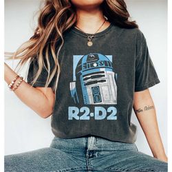 retro star wars r2-d2 comfort colors shirt, vintage disney star wars shirt, star wars r2d2 robot shirt, disneyworld shir